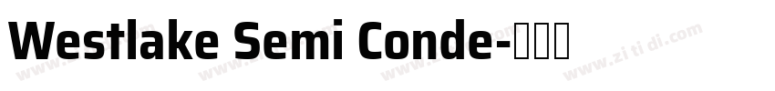 Westlake Semi Conde字体转换